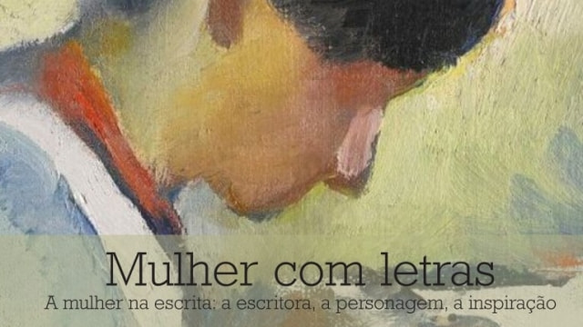 Mulher com letras