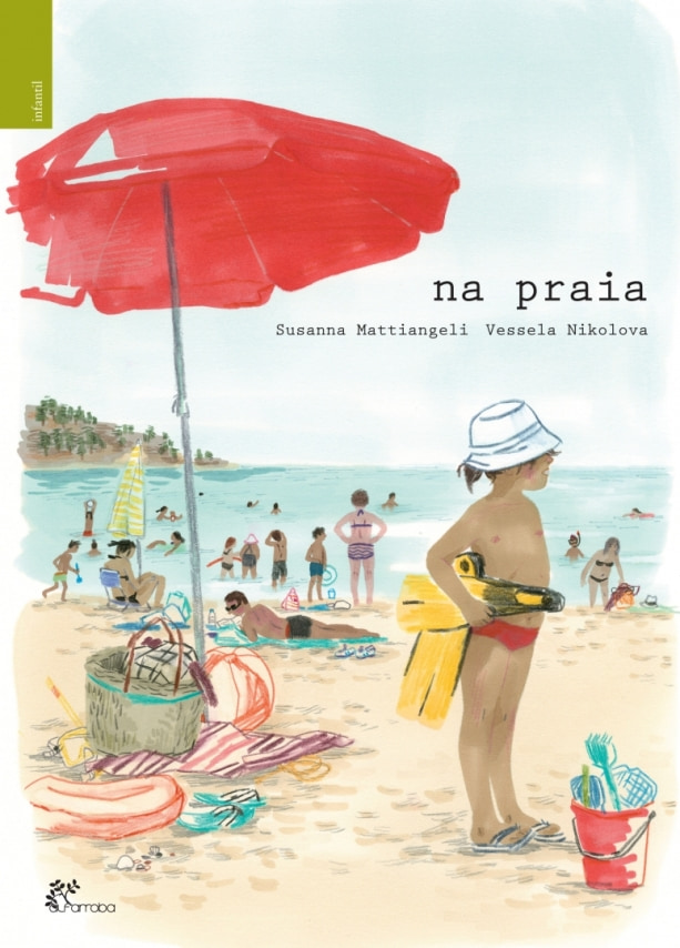 Na praia